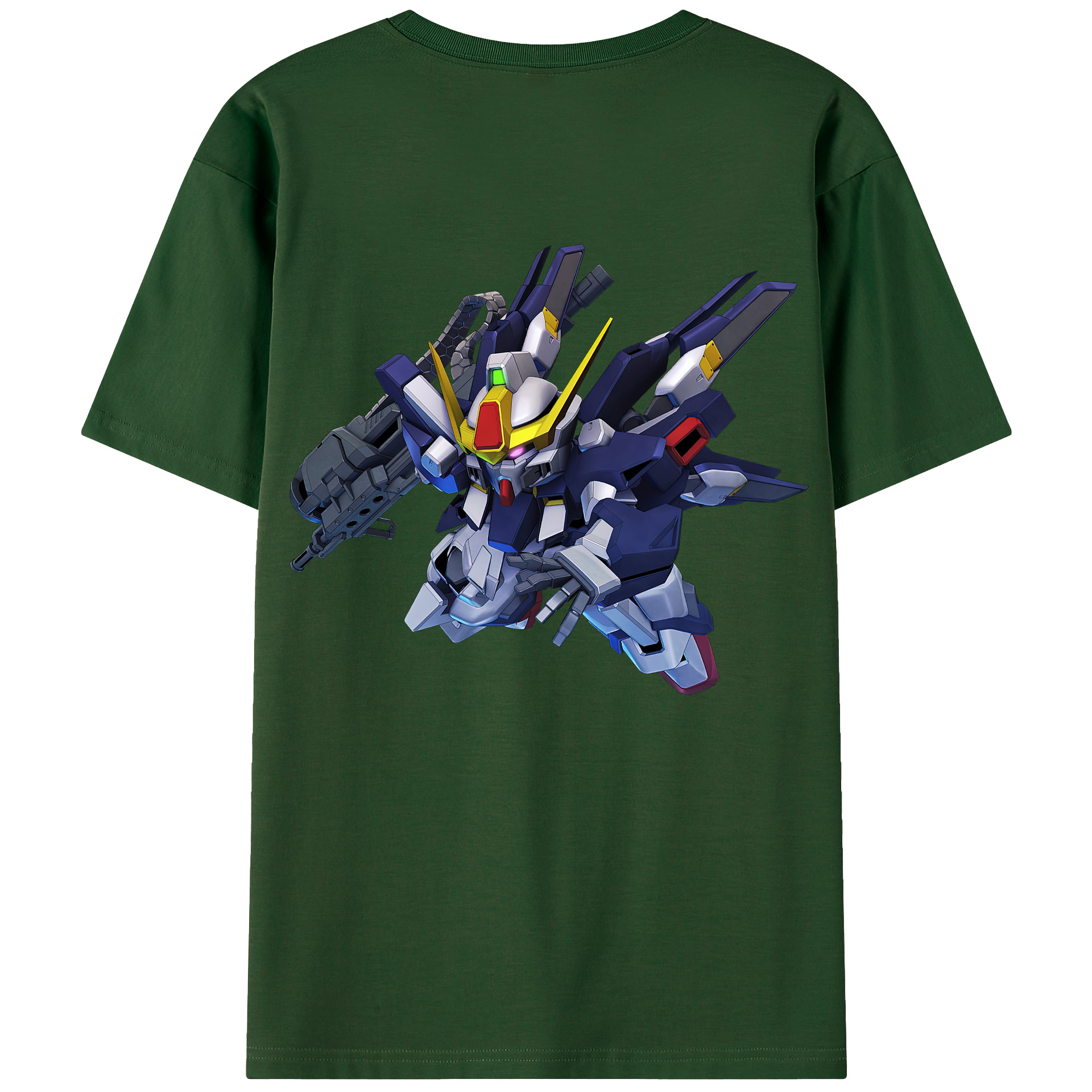 （画像用） 機動戦士ガンダム Mobile Suit Gundam 綿100％半袖Tシャツ（背面プリント）